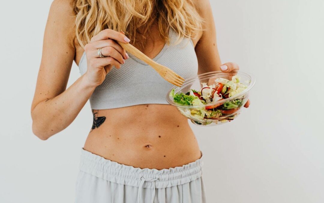 woman with toned body